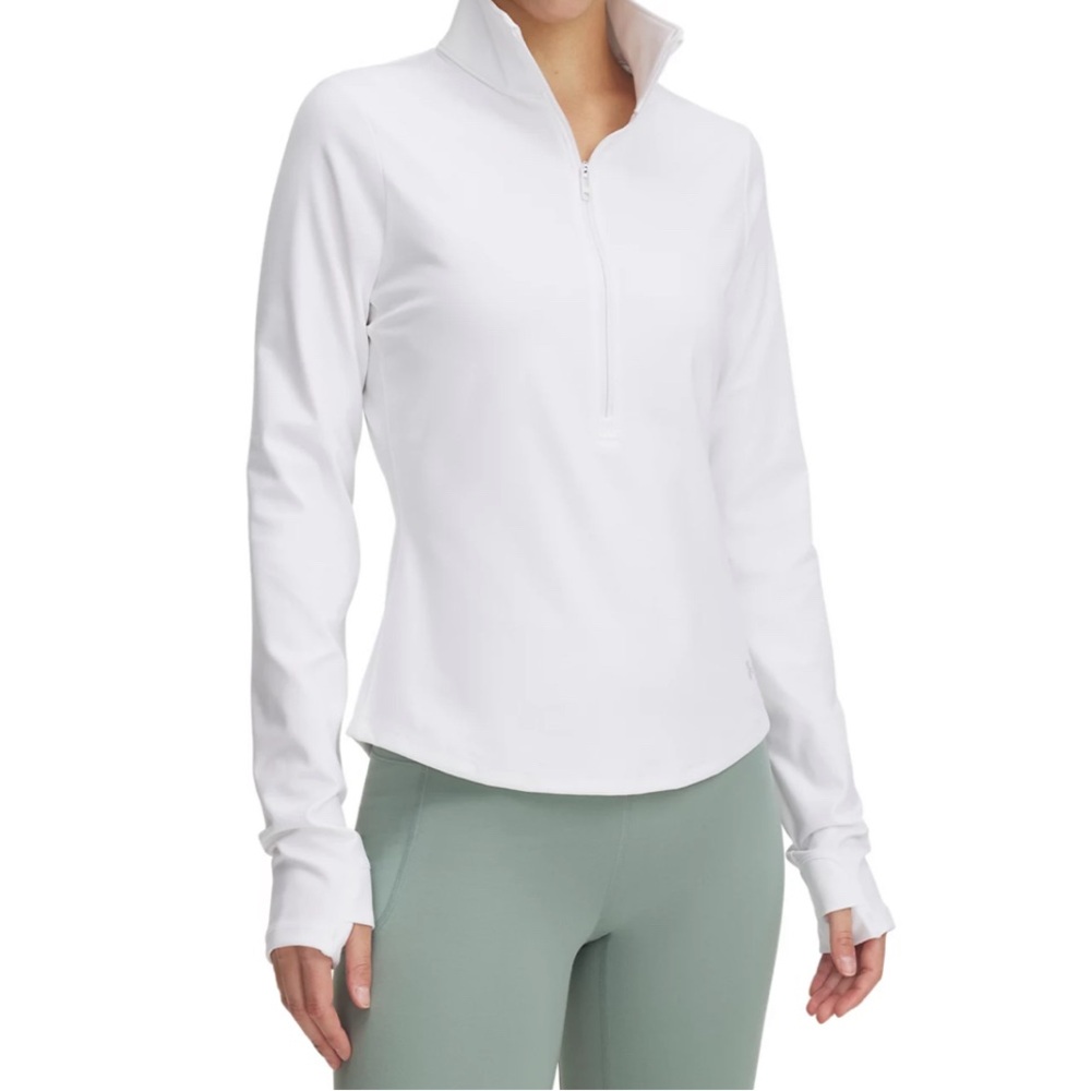 Under Armour Women's White Quarter-Zip Top